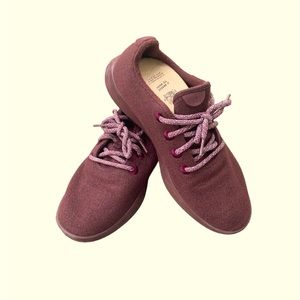 Mens burgundy allbirds wool runners size 11